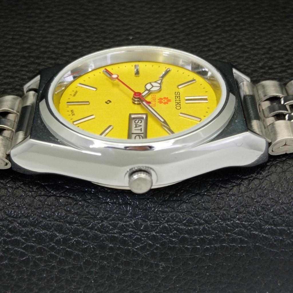 REFURBISHED VINTAGE SEIKO EXPO 70 AUTOMATIC 6309A JAPAN MENS WATCH A441812-1 Sk-a441812