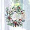 Special Shaped Diamond Painting Hanging Wreath Acrylic Christmas Diamond Painting Wall Decor Wreath Diamond Art Painting Garland
