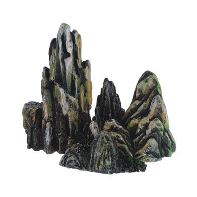 GLEAVI Miniature Landscape Set of Garden Aquarium Objects, 4, Terrariums, Japanese-Style Ornaments, Decorations, Small, 5.3x3x2cm