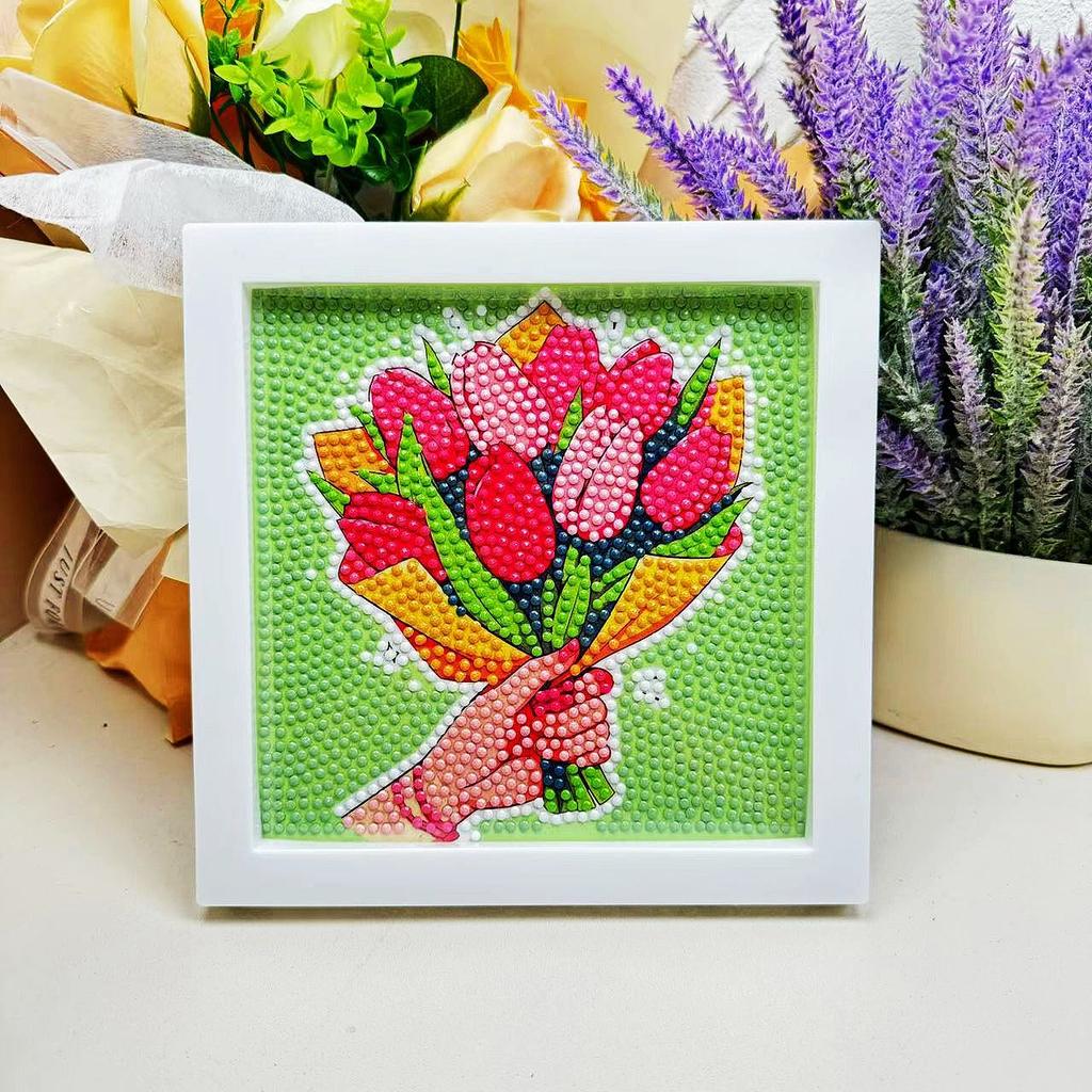 Free Shipping/Cartoon Diamond Painting Children'S Gift Handmade Cross Stitch Framed Diy Bedroom Sticker