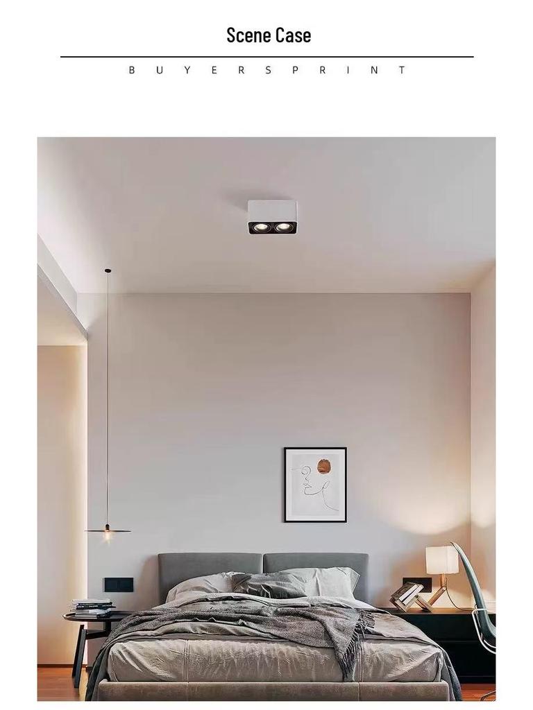 Adjustable GU10 LED Ceiling Spotlight with Replaceable Bulbs – 3 or 4 Heads