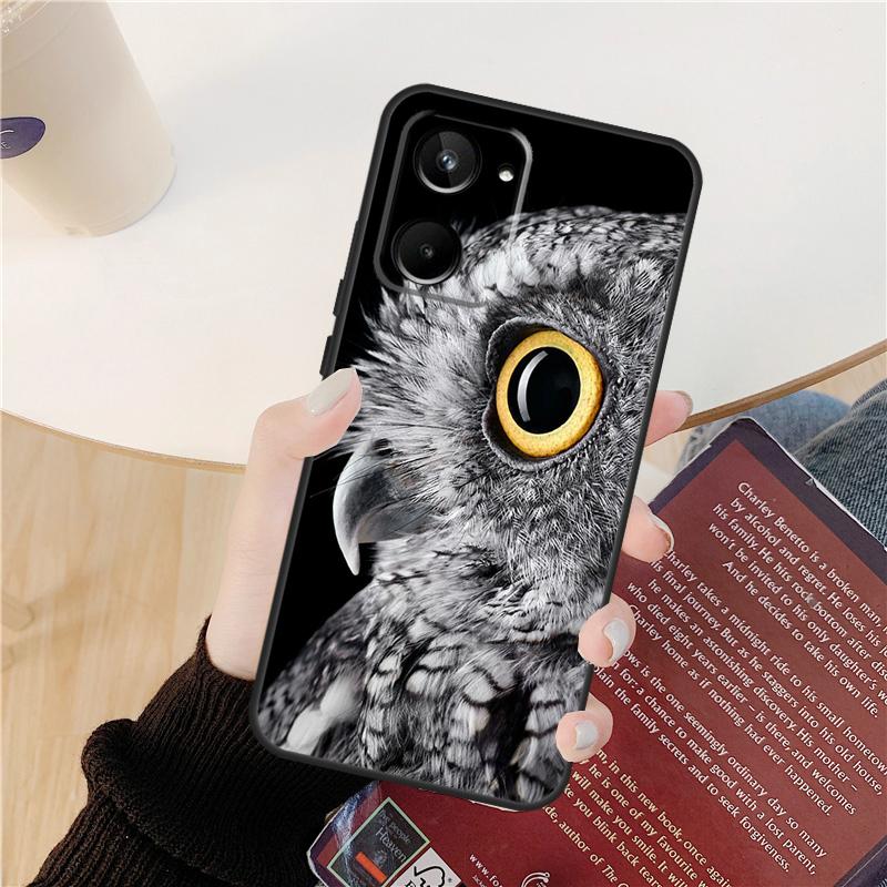 

Camouflage Owl Case For Realme GT 7 Pro GT 6T 6 5 C55 C53 C51 C21Y C25S C61 C67 C75 10 11 12 13 14 Pro Plus Realme C75