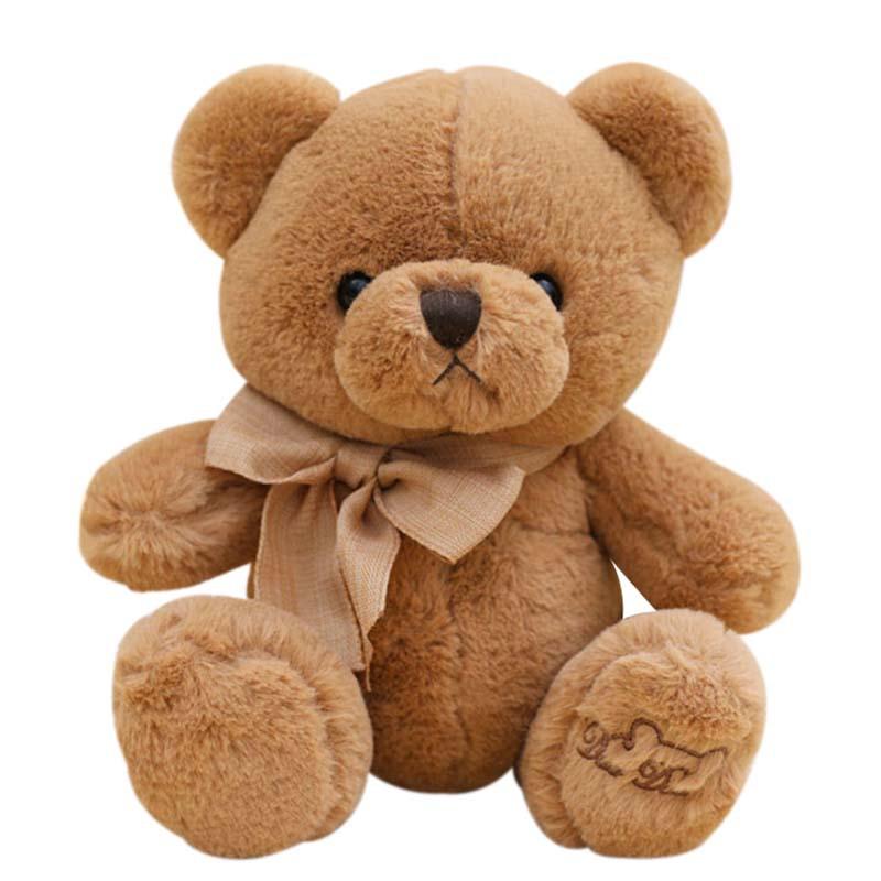 Cute Teddy Bear Plush Toy Hug Bear Doll Bow Tie Bear Doll Rag Doll Girl Birthday Gift