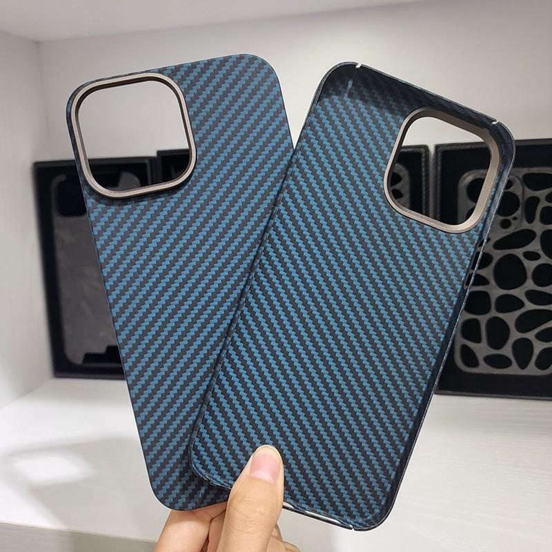 Magnetic Aramid Fiber Phone Case IPhone 16 Pro ProMax 15 14 13 Slim Shockproof