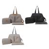 Multiple Compartment Mom Bag Pram Hanging Diaper Bag with Diaper Changing Pad and Small Bag Large Capacity Handbag