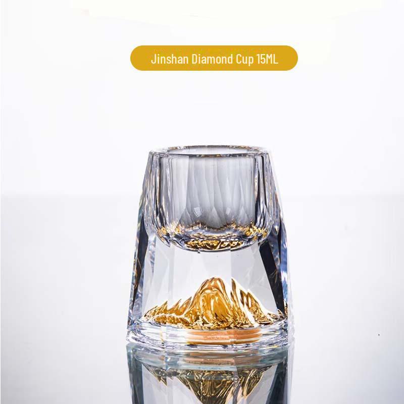 Wine Dispenser Cup with Scaled Thick Bottom, 7-Shaped Handle, Glass for White Wine - Perfect for Home or Commercial Use