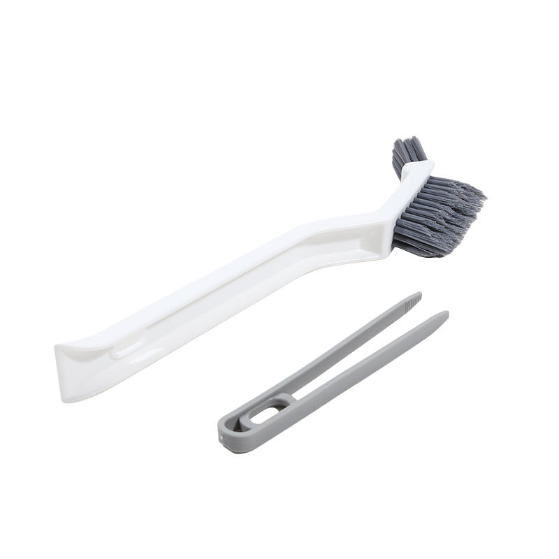 Multifunctional Hard Bristle Crevice Cleaning Brush Corner Window Gap Cleaning Brushes Tools for Kitchen Bathroom Household Use
