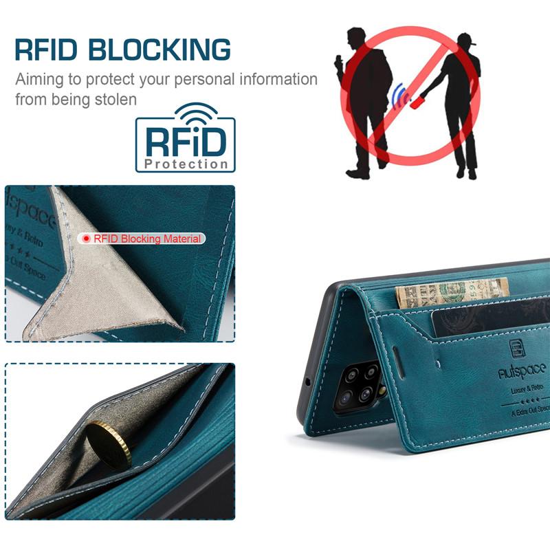 For Samsung Galaxy A32 5G Case Wallet Magnetic Card Flip Cover For Galaxy A42 5G Case Luxury Leather Phone Cover Stand