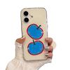 Blue apple apple 7 mobile phone case iphone16promax protective case xsmax new 14 anti-drop 13 simple