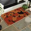 Black Cat Pumpkin Autumn Doormat, Autumn Home Decor Doormat, Entryway Rug, Floor Mat Home Decor