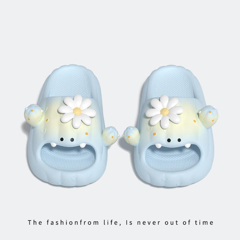 Cute Cactus Summer Slide Slippers With Eva Footbed For Women And Men Comfort