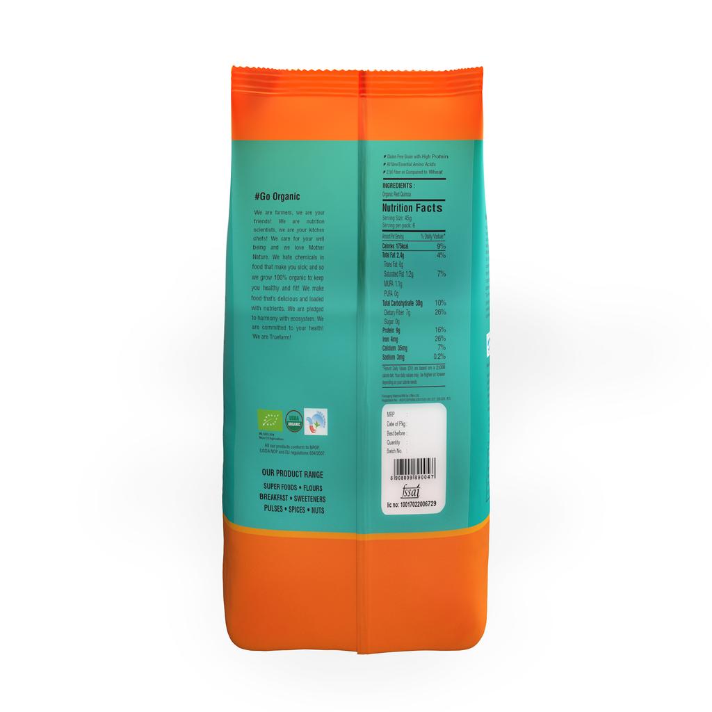 Киноа красная (250 г), Organic Red Quinoa,  Truefarm