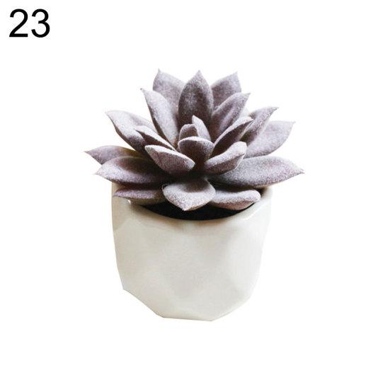 1 Adet Yapay Çiçek Etli Bitki Bonsai DIY Bahçe Ofis Ev Partisi Dekoru