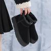 Qirui shoes Snow boots fashionable and versatile pure wool warm