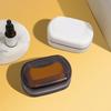 1Pcs With Lid Travel Reusable Soap Box Dish Holder Bathroom Container Soap Case Bathroom Drain Soap Tray Bathroom Soap Box