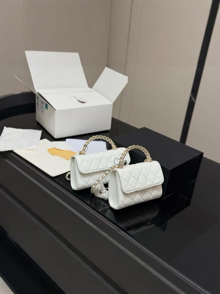 2026 Women's Mini Diamond Lattice Chain Crossbody Bag - Fashionable, Versatile Handbag