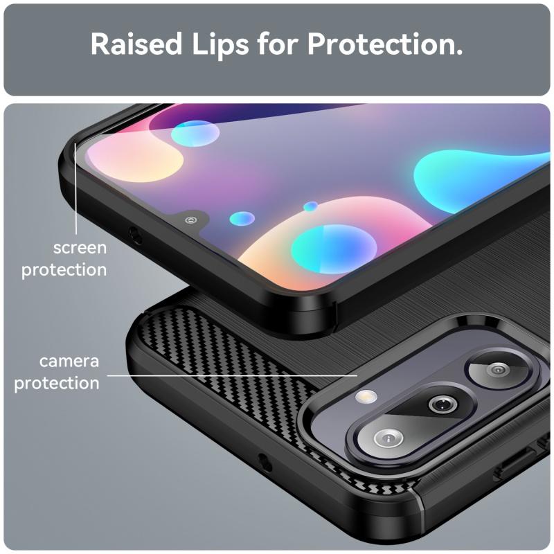 For Cover Samsung Galaxy M36 Case Samsung M36 Capas Shockproof Phone Back Bumper Armor TPU Soft Carbon Fiber Fundas Samsung M36