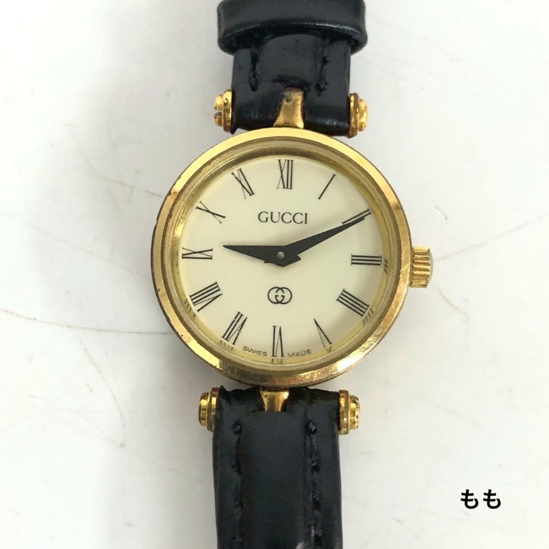 Used Working item Good working condition GUCCI Gucci Vintage Watch Ladies Quartz Sherry Line Round Retro Antique Dress Watch Gold