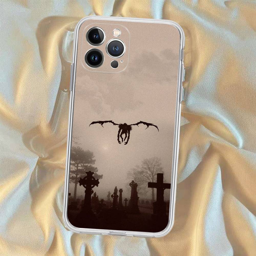 Anime Death Note Phone Case For iPhone 17 16 15 Plus X 14 11 12 13 Mini Pro Max Mobile Case