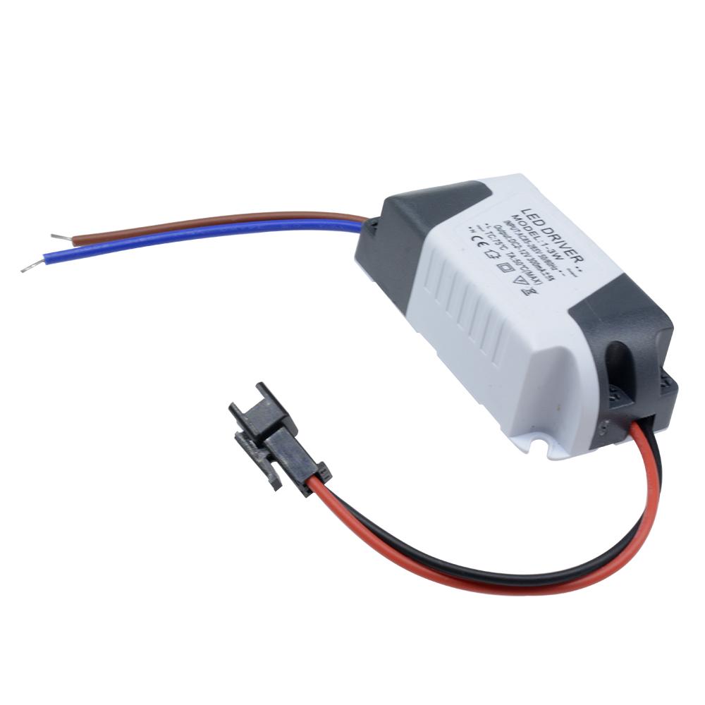 LED Electronic Transformer Smart Power Supply Driver 3X1W AC 85V-265V to DC 12V