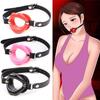 Silicone Mouth Ball Bondage Lips Ring Open Gag Ball Adult Slave Erotic Sex Toy For Couples Toys Mouth Gag Games Lovers