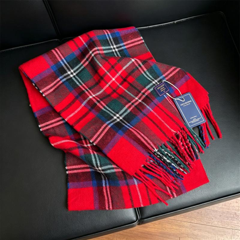 Plaid scarf female Korean atmosphere warm new dry powder autumn and winter Korean version soft fringed shawl