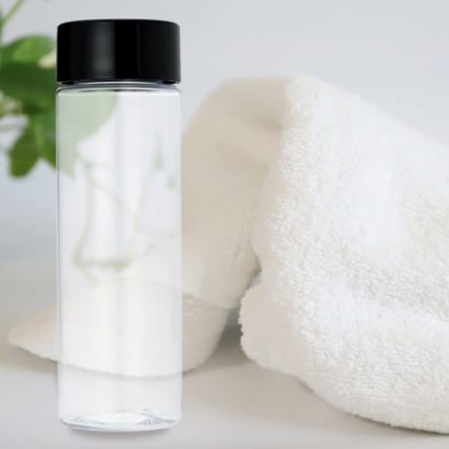 MI Creations MyClear Bottle, Made In Japan, Clear Bottle, Eco-Friendly, with Inner Stopper, 360C Drinking Temperature, Heatstroke Prevention (500ml,