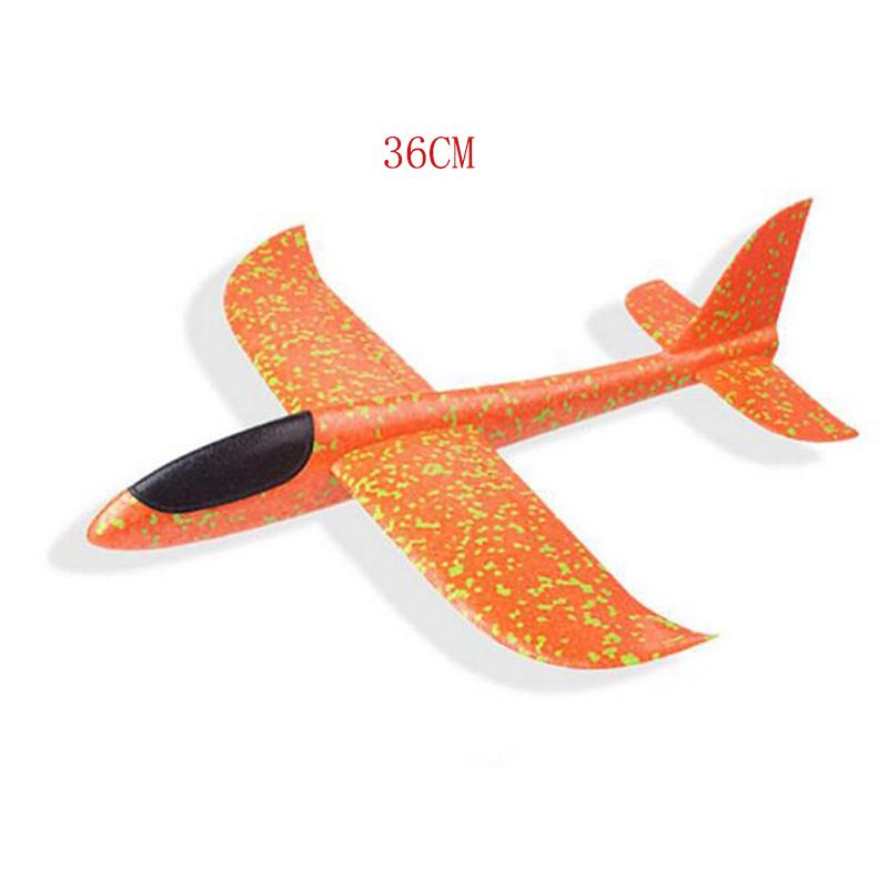 Big Foam Plane Flying Glider Toy Hand Throw Styrofoam Airplane Outdoor Game Aircraft Model Fun Toys aircraft for Kids Boys Gift