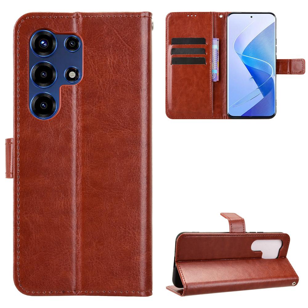 Flip Cases for itel Super 26 Ultra / Itel S26 Ultra PU Leather Full-Body Protection Durable Phone Case