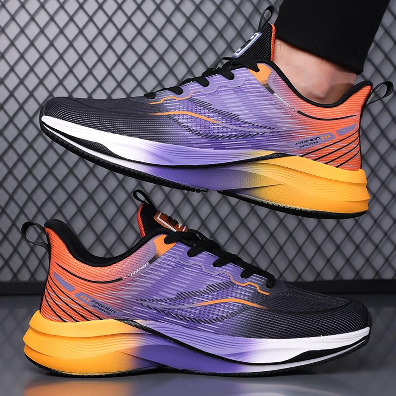 Men Soft Sole Breathable Casual Sport Sneakers Fashion Walking Shoes Sizes 38-46 for Travel Training Commuting and Everyday Wear