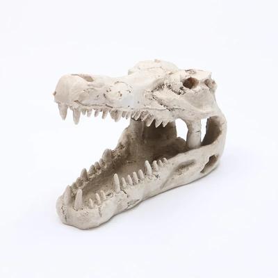 Resin Skull Aquarium Decoration Fish Tank Underwater Ornament Aquatic Landscape Fish Tank Pet Scary Halloween Decorations