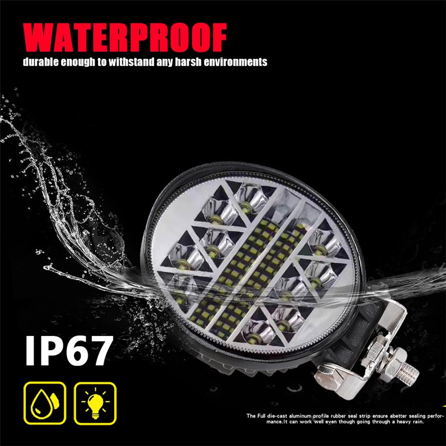 Barre de Travail LED 170W 6500K 17000LM Faisceau Large Spot Offroad 4x4 SUV Conduite Phare Antibrouillard