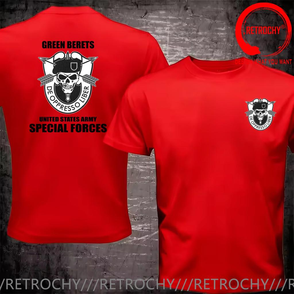 Funny Design Special Forces Green Berets Shirt Unisex Fashion Trendy Casual Clothing Stylish Tops Tee Shirt Leisure Tshirt Unisexs