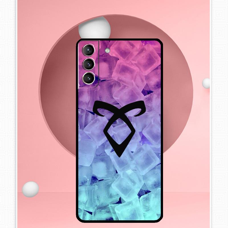 Shadowhunters Angelic Rune logo Case For Samsung Galaxy S25 Ultra S21 S22 S23 S24 Ultra S9 S10 S20 Plus S25 FE Cover Funda