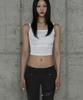 ETRE AU SOMMET Cross Hotfix Backless Sleeve (White)
