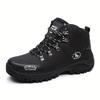Men Hiking Shoes Outdoor Anti-slip Laced High-top Boots Wear-resistant Breathable Thick-soled Casual Sports Shoes Men