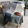 Bohemian Chenille Plaids Blanket  Colorful Sofa Decorative Throws On Sofa/Bed Large Cobertor Blanket With Tassel