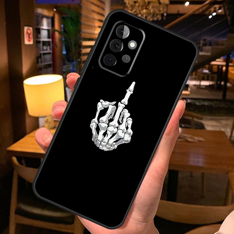 Middle Finger Case For Samsung Galaxy A56 A36 A54 A34 A14 A06 A16 A26 A12 A32 A52 A13 A33 A53 A15 A35 A55