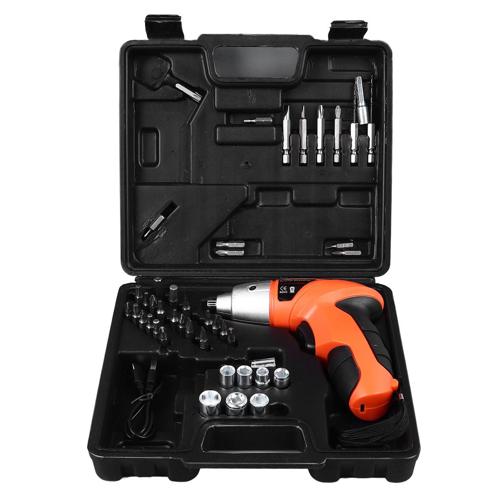 Cordless Screwdriver Rechargeable Electric Screwdriver Cordless with Various Bits for Repair