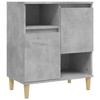VidaXL Buffet Gris béton 60x35x70 cm Bois d'ingénierie 821144
