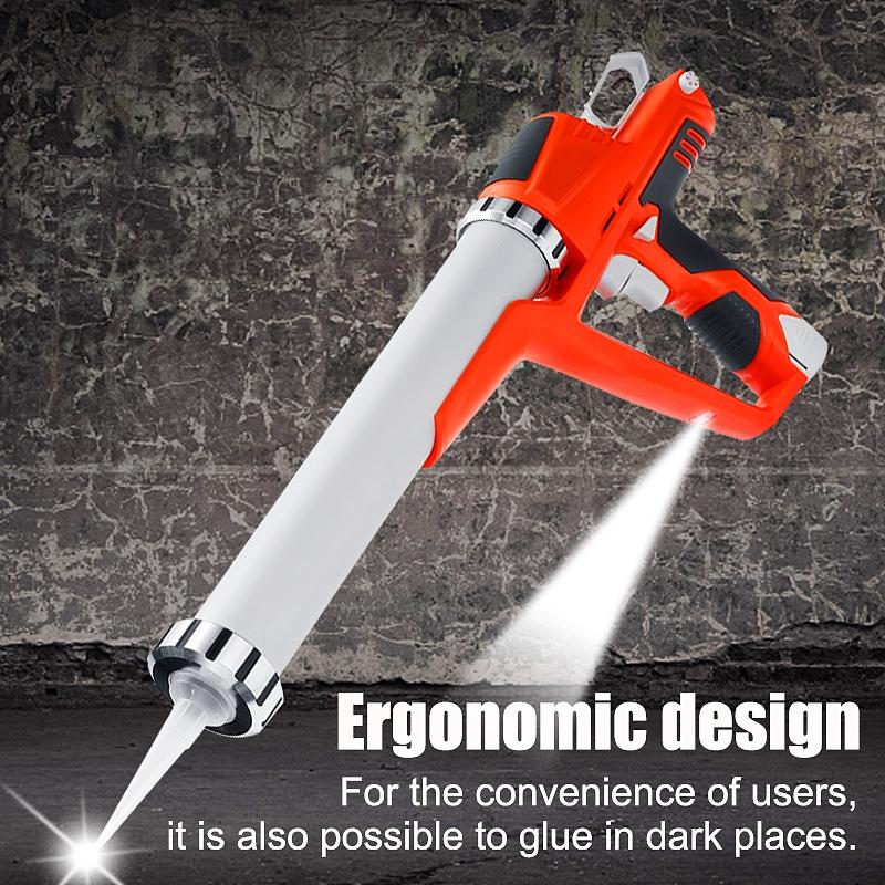 Electric Cordless Caulking Guns 1.5AH Max Handheld Glass Hard Rubber Sealant Guns For Home DIY Tools Kit 520*220*70mm