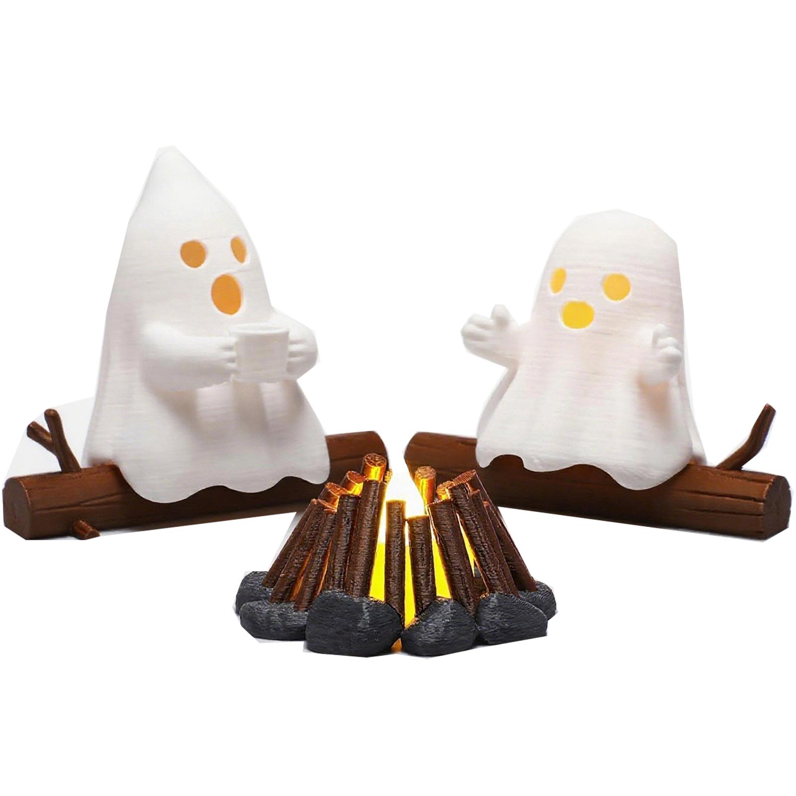 

Halloween Bonfire Night Light SSimulation Night Light Ornaments One Size
