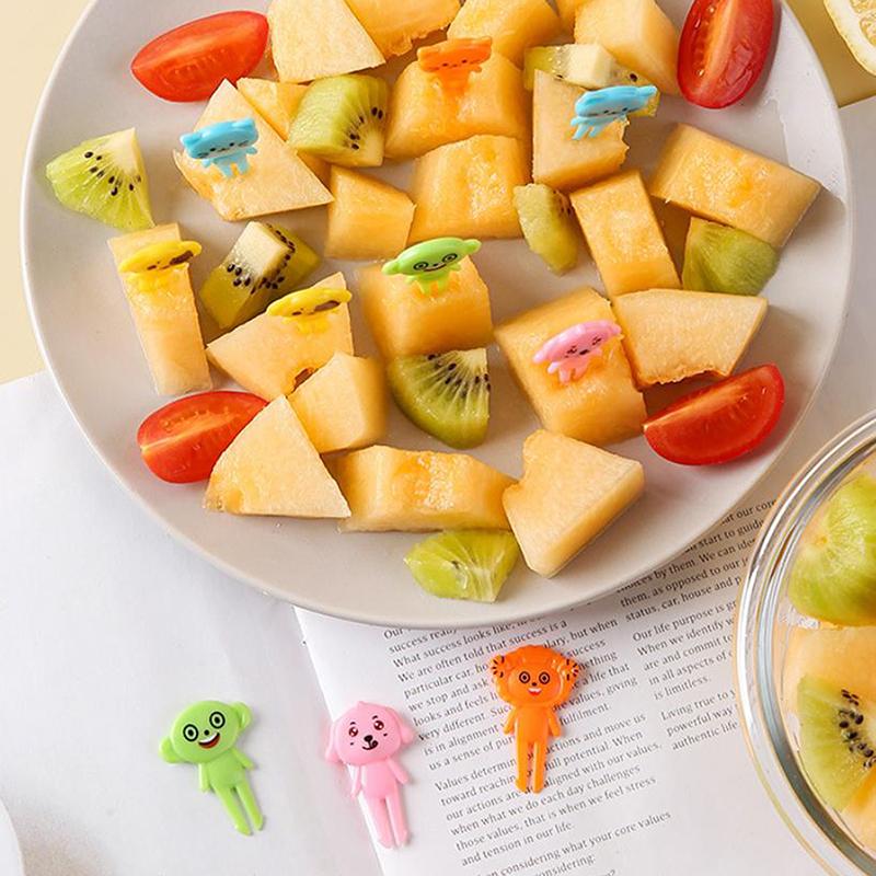 Animal Food Picks Mini Forks For Kids Cute Fruit Fork Bento Box Bento Accessories Food Decoration Fork Food Picks For Kids