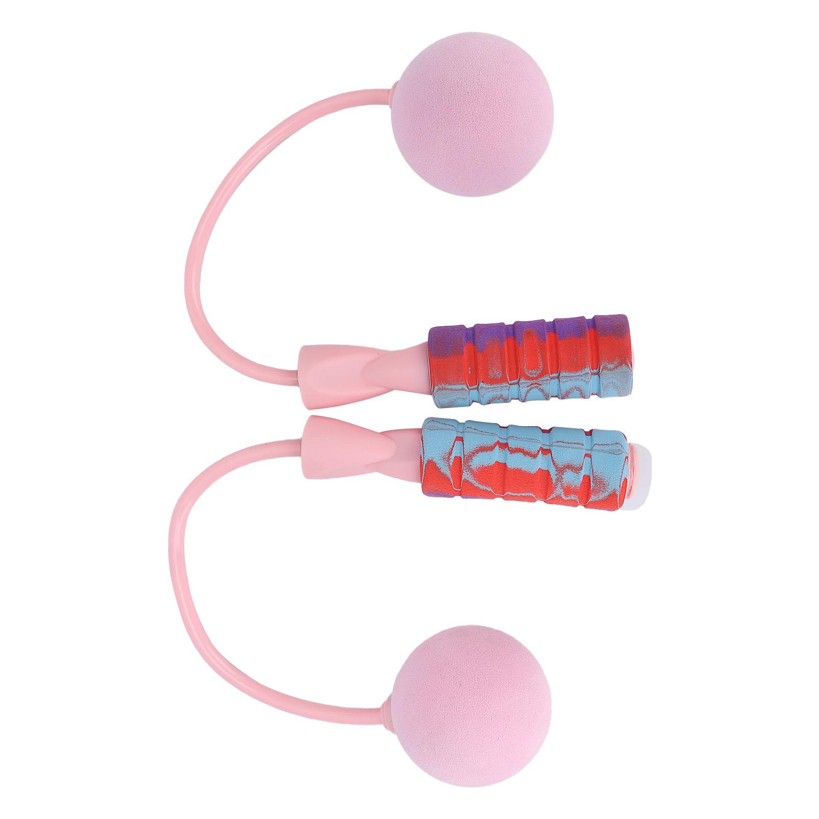 

Ropeless Jump Rope Fitness Sports Training Fat Burning Cordless Jumping Rope (Pink)