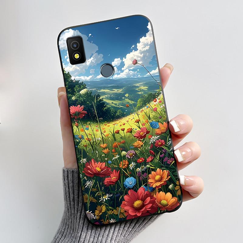 

Casing For Cricket Icon 4 Icon 5 Phone Case Luxury Cute Cool Boys Girls Black TPU Soft silicone Back Cover For Icon4 Icon5 Shell Cricket Icon 4