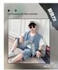 Boys' Summer Denim Vest & Printed Tee Shorts Set - Cool American Style 2026