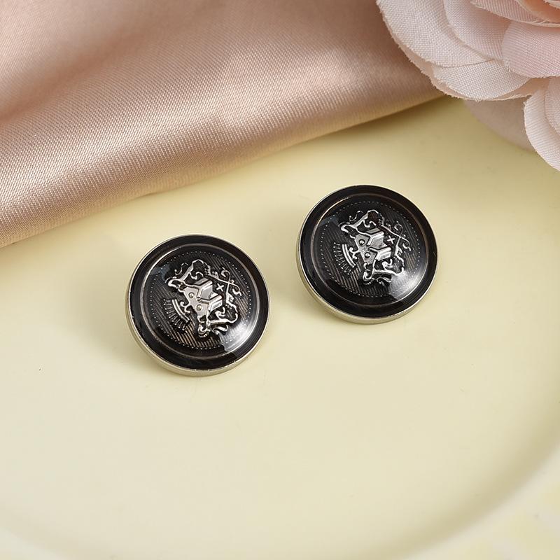 10Pcs Xiaoxiangfeng Buttons Retro British College Style Metal Coat Hand-Sewn Coat Shirt Buttons Clothing Accessories