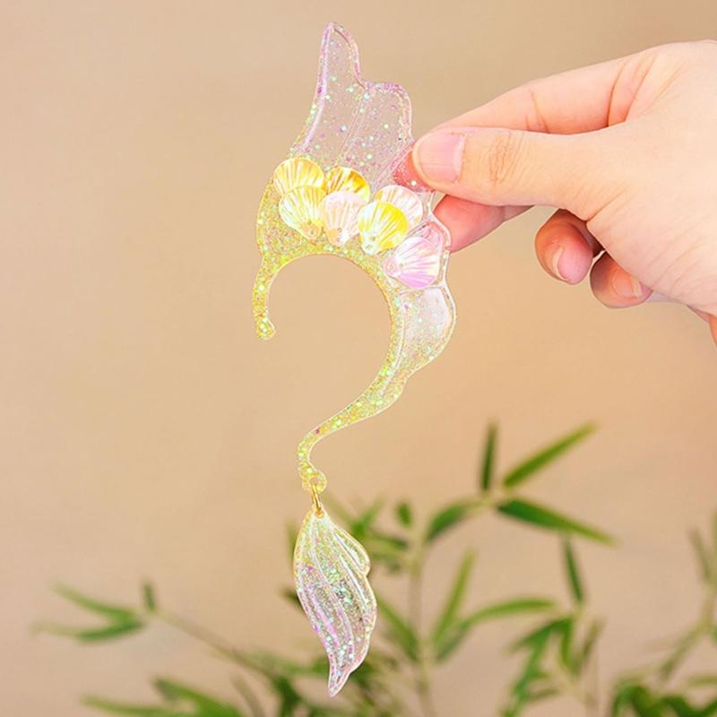 Elfen-Ohrclips, Epoxidharz-Silikonform, Feenflügel, kein Piercing, Ohrringe, Ohrmanschettenabdeckungen, Kristallharzformen, Schmuckwerkzeug