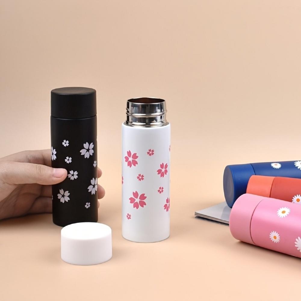 120ml mini 304 Stainless Steel Inner Portable Thermos Cup Vacuum Thermal Insulation Pocket Cup Small Water Bottle for Espresso