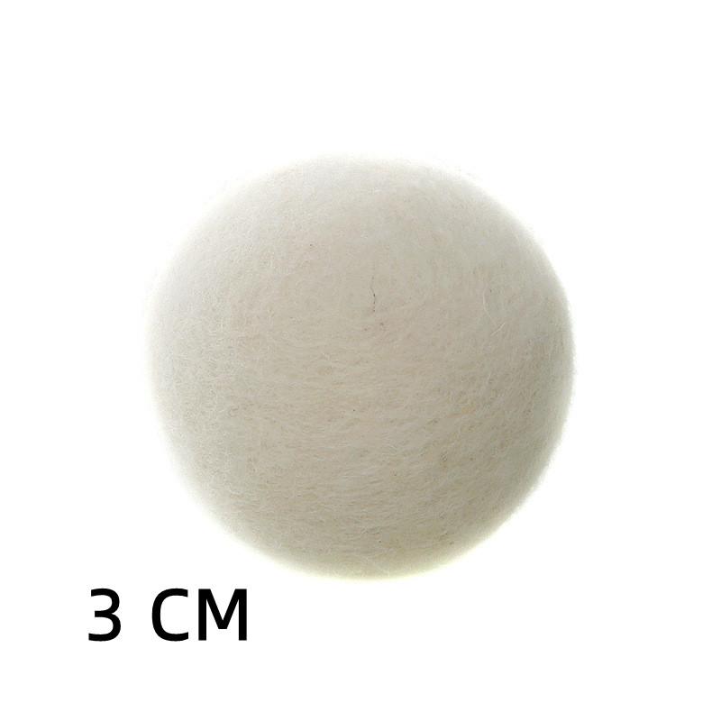 

1Pc Hot Sale Reusable Wool Dryer Balls Clothes Softener Laundry Fleece Dryer Ball Kit Home Clothes Dryer Washing Machine 3/4/5cm